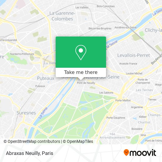 Abraxas Neuilly map