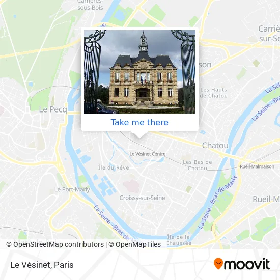 Le Vésinet map