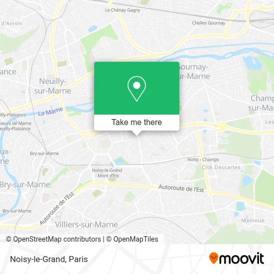 Noisy-le-Grand map