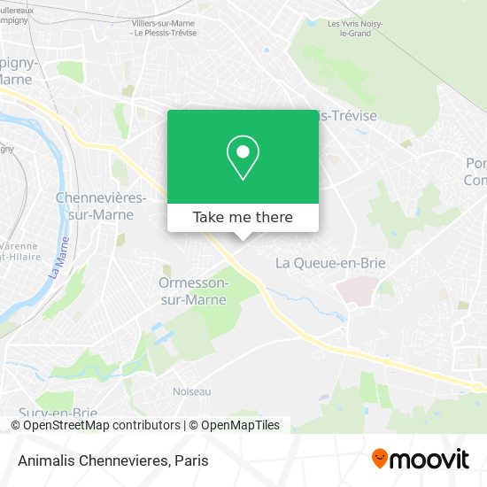 Animalis Chennevieres map