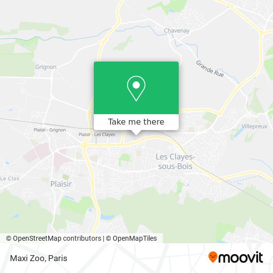 Mapa Maxi Zoo