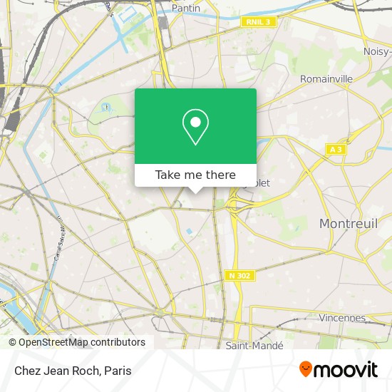 Chez Jean Roch map