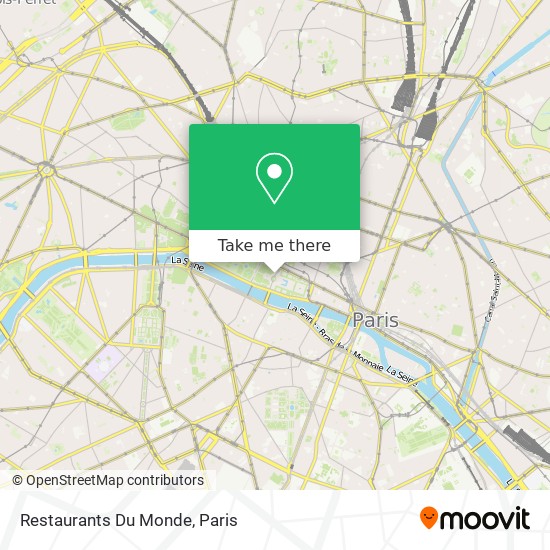 Restaurants Du Monde map