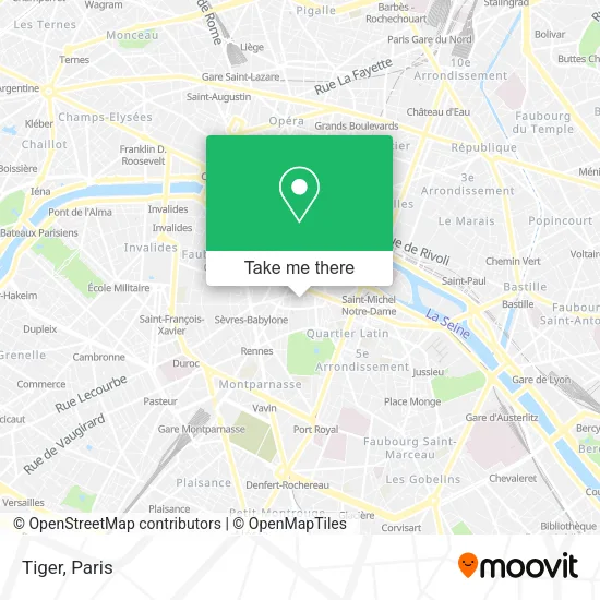 Tiger map