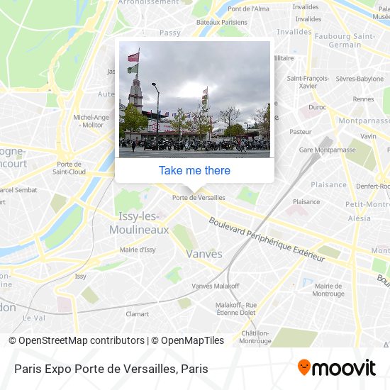 Paris Expo Porte de Versailles map