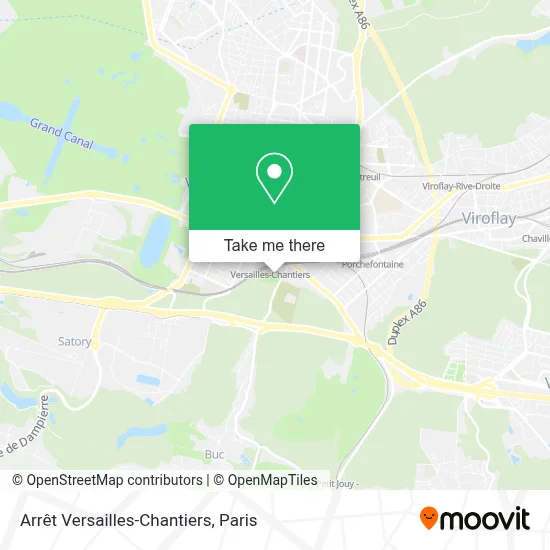 Arrêt Versailles-Chantiers map