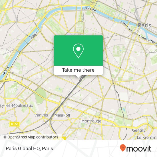 Mapa Paris Global HQ