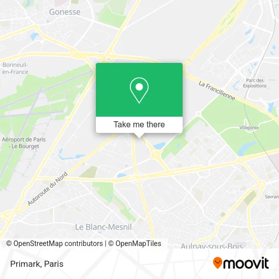 Primark map