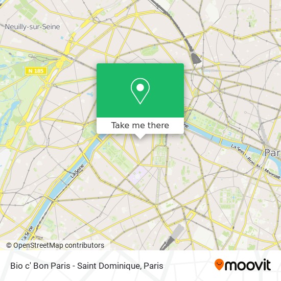 Bio c' Bon Paris - Saint Dominique map