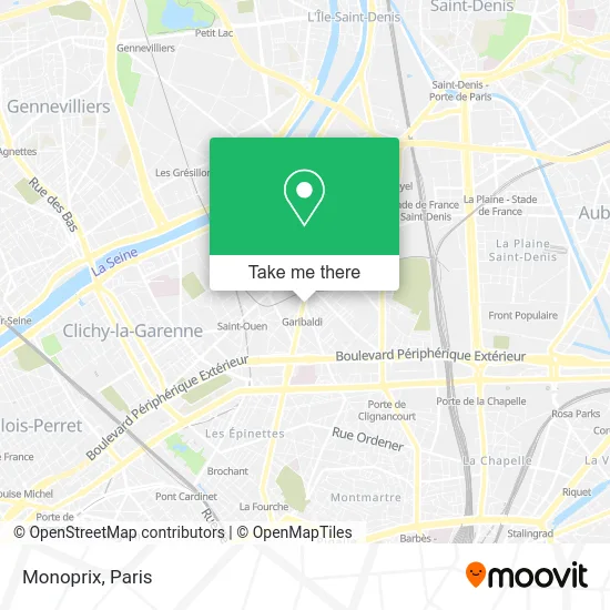 Monoprix map