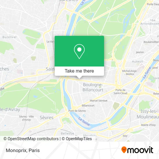 Monoprix map