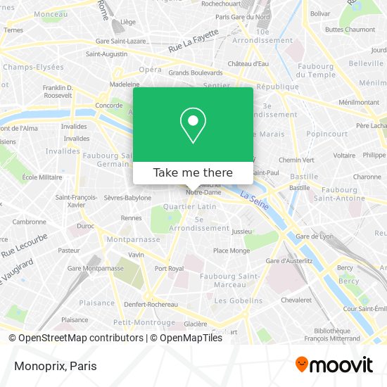 Monoprix map