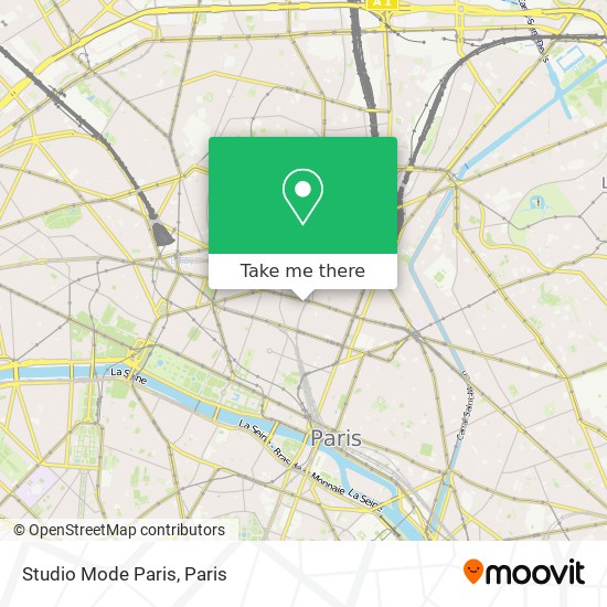 Mapa Studio Mode Paris