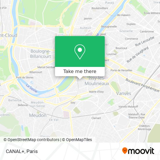 CANAL+ map
