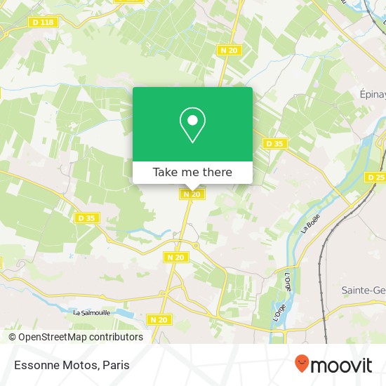 Essonne Motos map