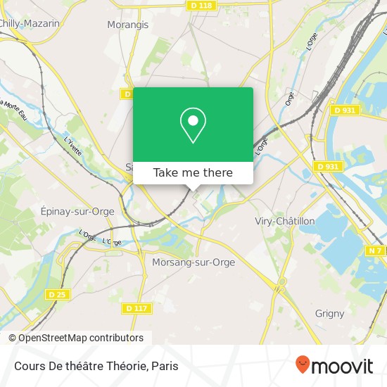 Mapa Cours De théâtre Théorie