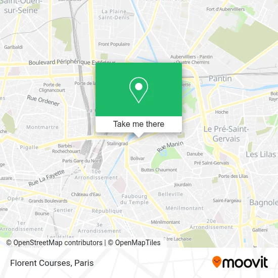 Cours Florent map