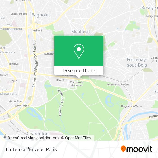 La Tête à L'Envers map