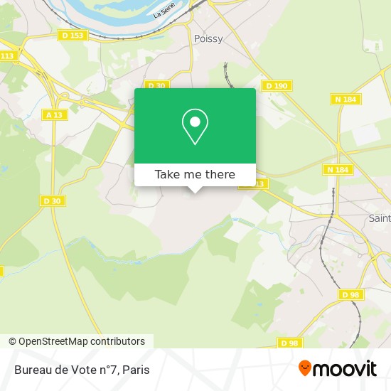 Bureau de Vote n°7 map