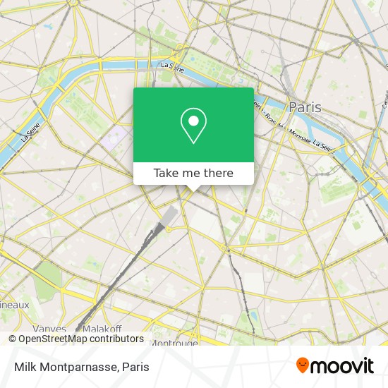 Mapa Milk Montparnasse