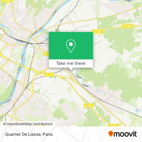 Quartier De Liesse map