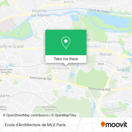 Ecole d'Architecture de MLV map