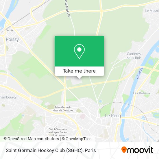 Saint Germain Hockey Club (SGHC) map