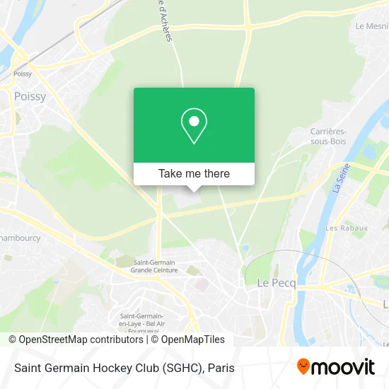 Saint Germain Hockey Club (SGHC) map