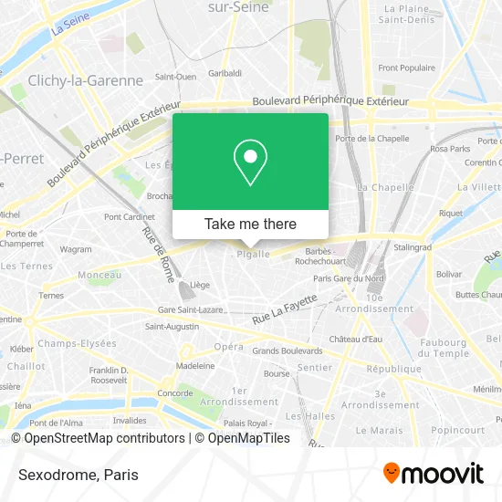 Sexodrome map