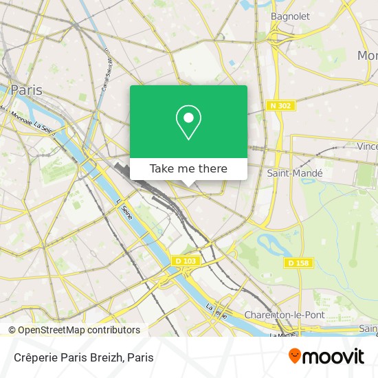 Crêperie Paris Breizh map