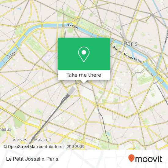 Le Petit Josselin map