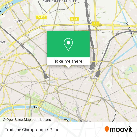 Trudaine Chiropratique map