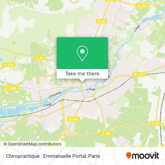 Mapa Chiropractique : Emmanuelle Portal