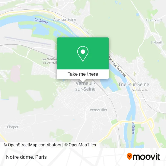 Notre dame map
