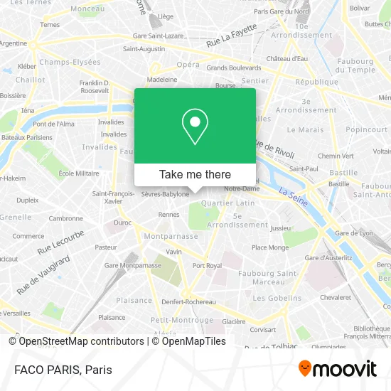 FACO PARIS map