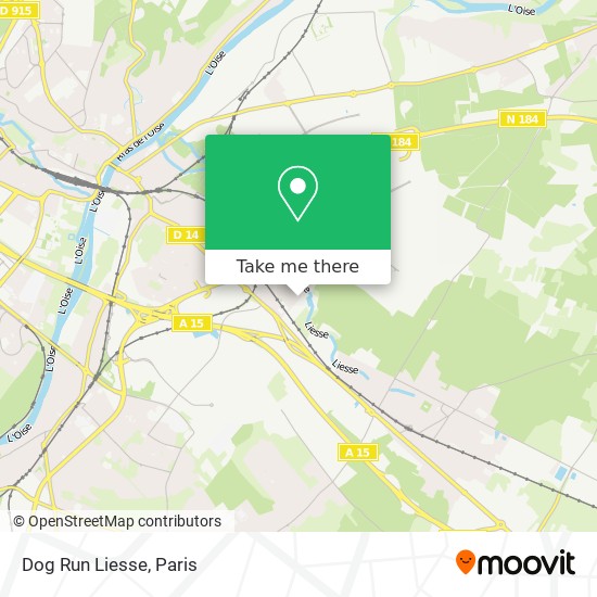 Dog Run Liesse map