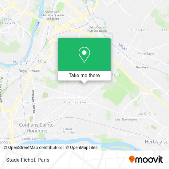 Stade Fichot map