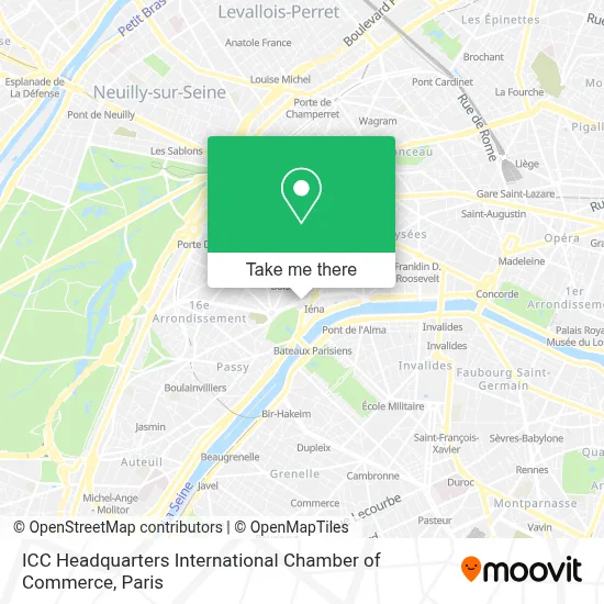 ICC Headquarters International Chamber of Commerce map
