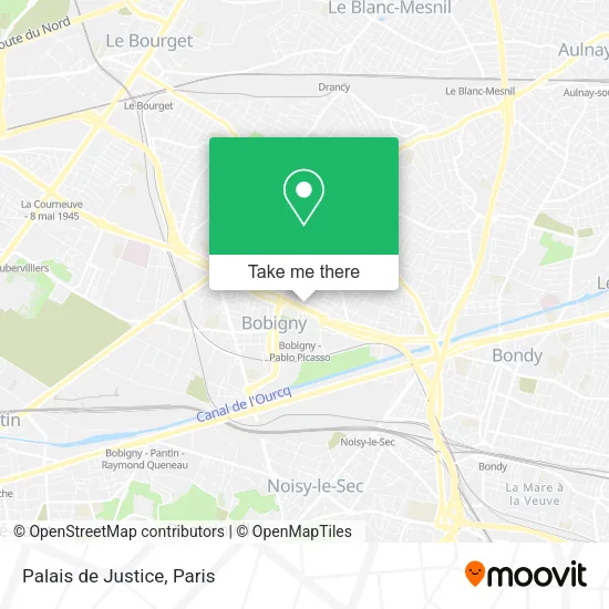 Palais de Justice map