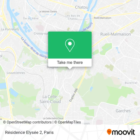 Résidence Elysée 2 map