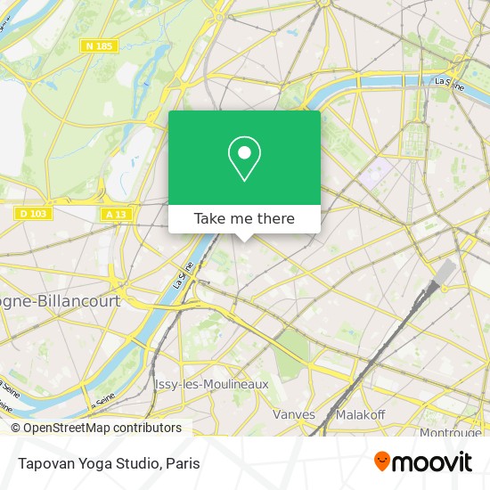 Tapovan Yoga Studio map