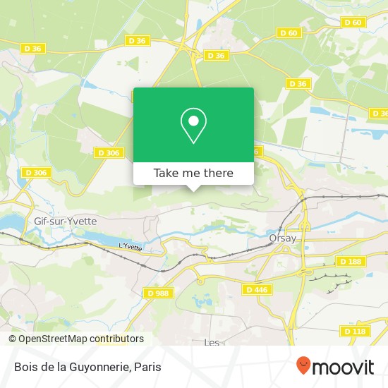 Mapa Bois de la Guyonnerie