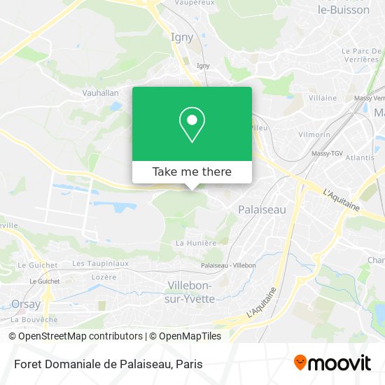 Foret Domaniale de Palaiseau map