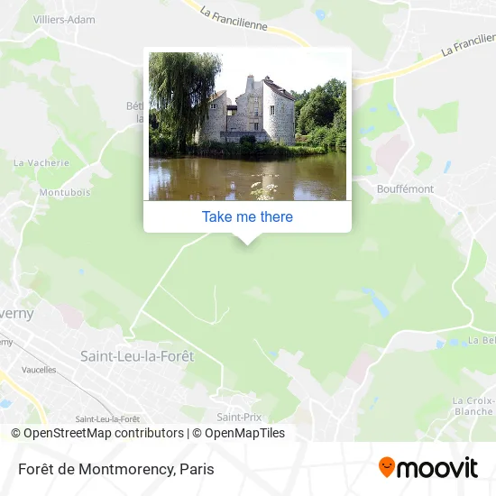Forêt de Montmorency map