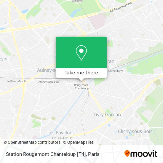 Station Rougemont Chanteloup [T4] map