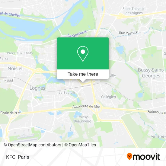 KFC map