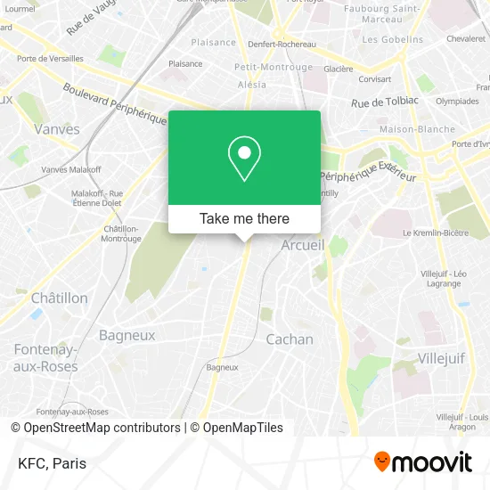 KFC map