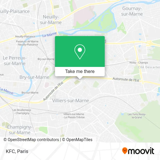 KFC map