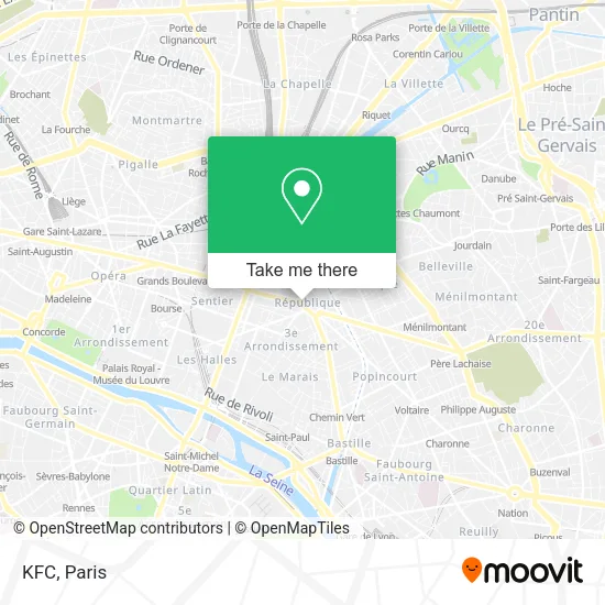KFC map