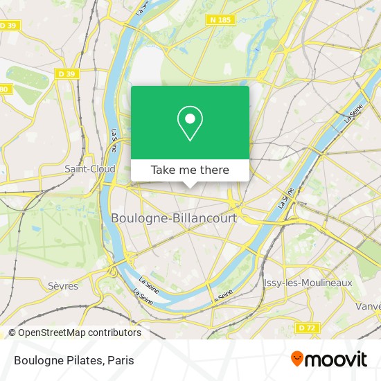 Mapa Boulogne Pilates